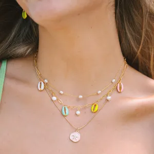 Voyage Puka Shell Charm Necklace