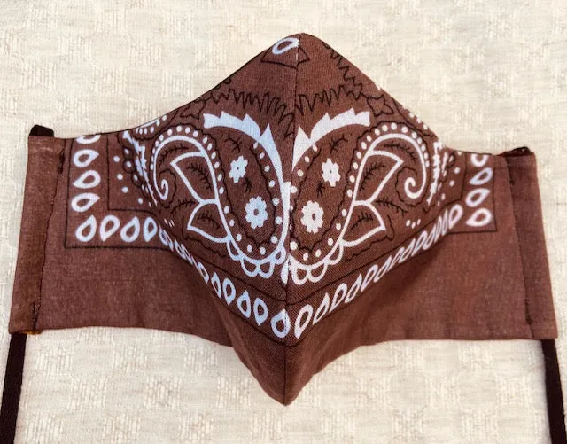 Washable 100% Cotton Face Masks with Filter Pocket & Nose Wire - June 2020 Collection - Part 1 of 2