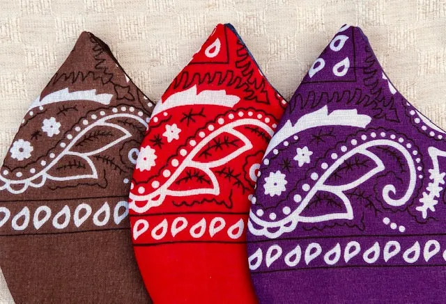 Washable 100% Cotton Face Masks with Filter Pocket & Nose Wire - June 2020 Collection - Part 1 of 2