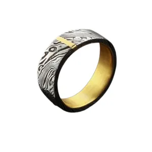 Wide Damascus and Gold Flat Band