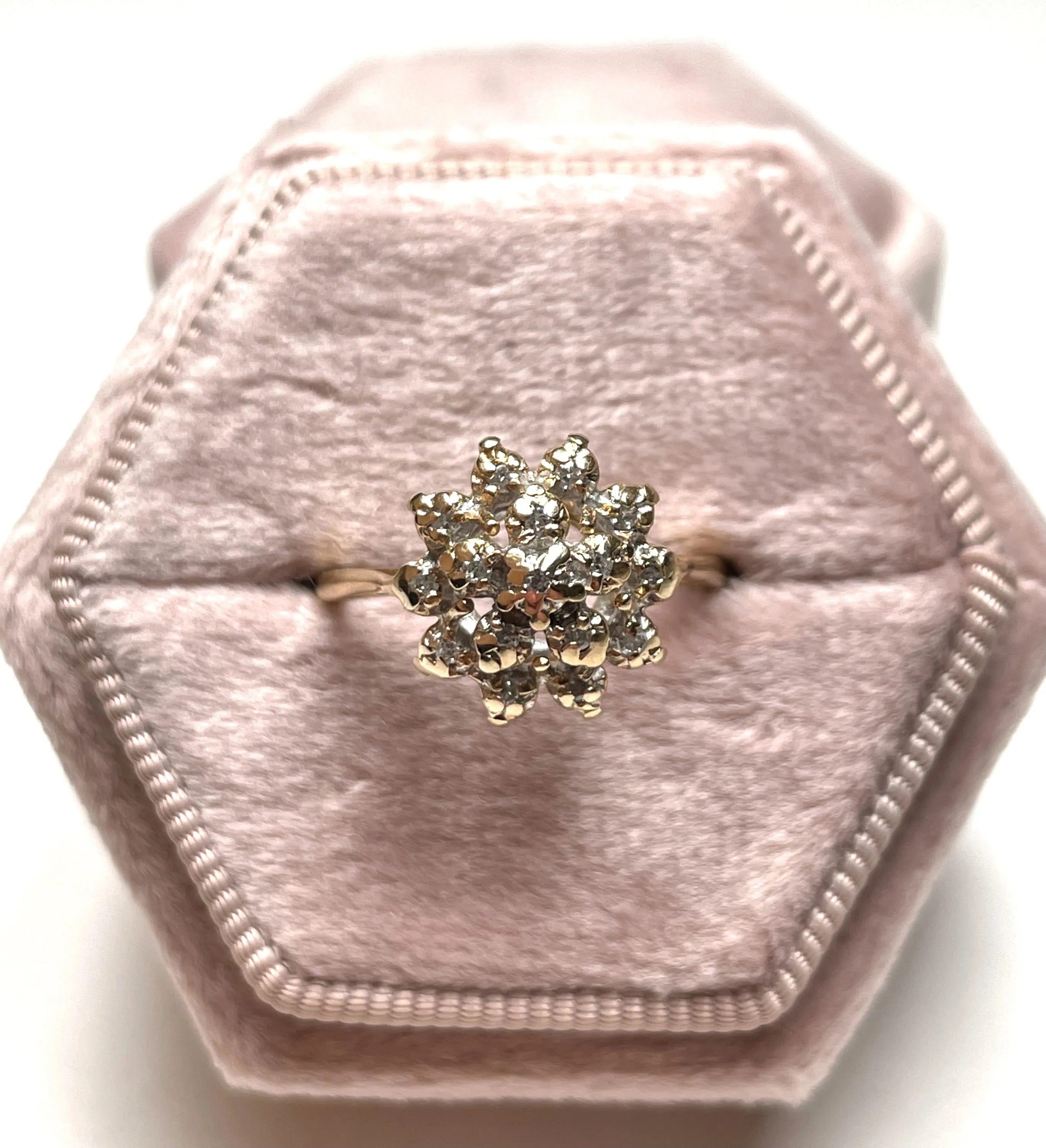 Yellow Gold and Diamond Ring (Authentic Pre-Owned)