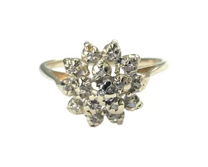 Yellow Gold and Diamond Ring (Authentic Pre-Owned)