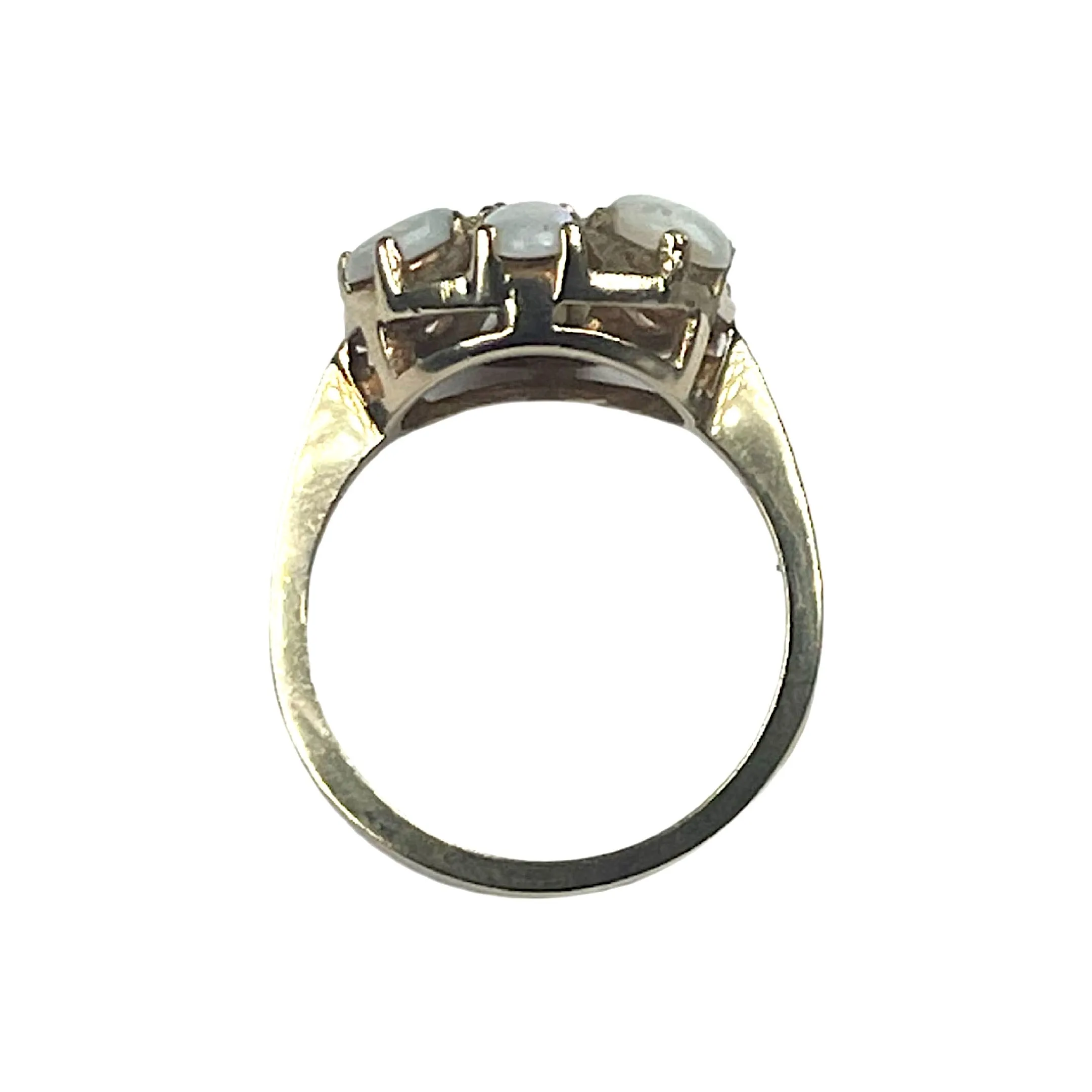 Yellow Gold and Opal Ring (Authentic Pre-Owned)