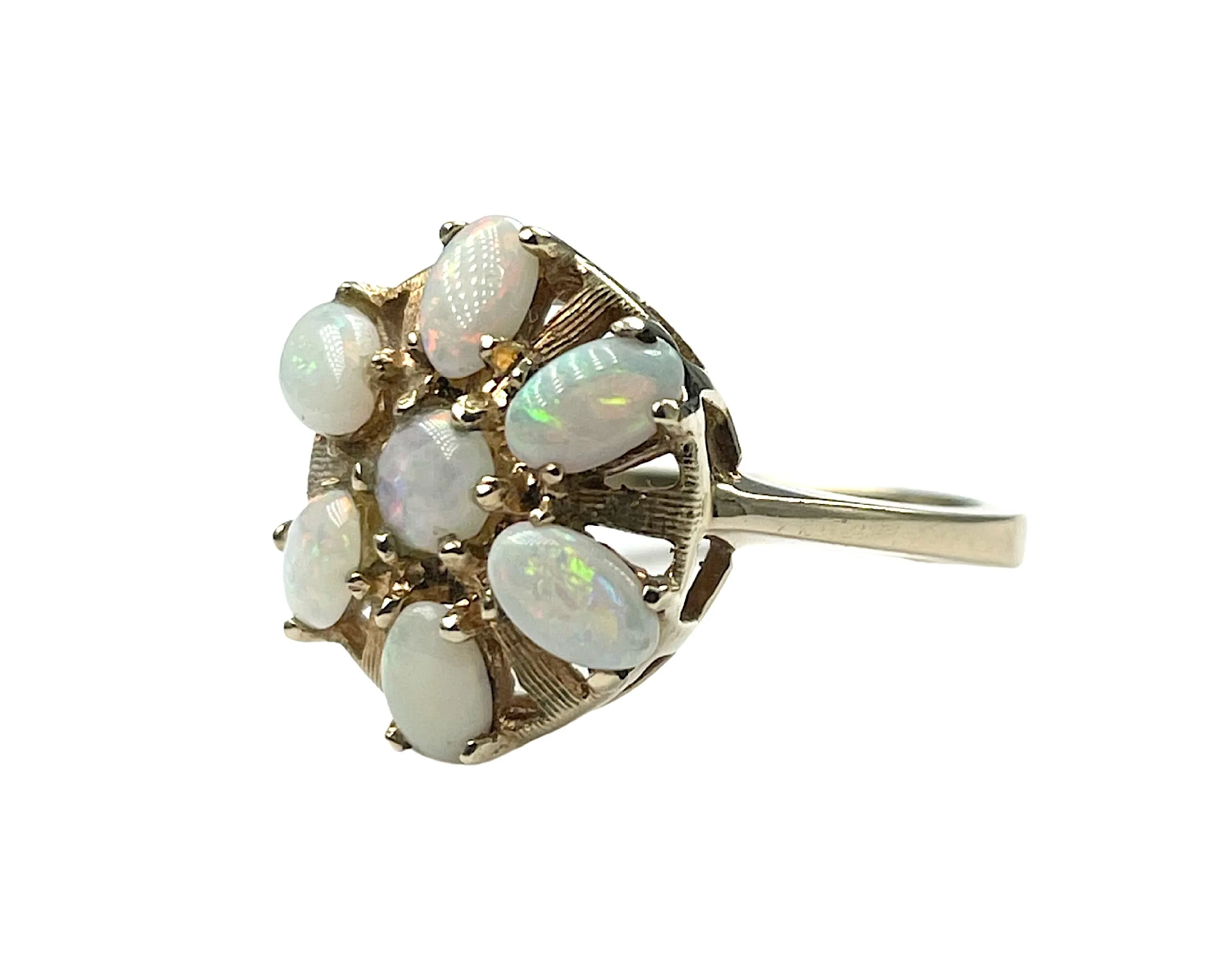 Yellow Gold and Opal Ring (Authentic Pre-Owned)