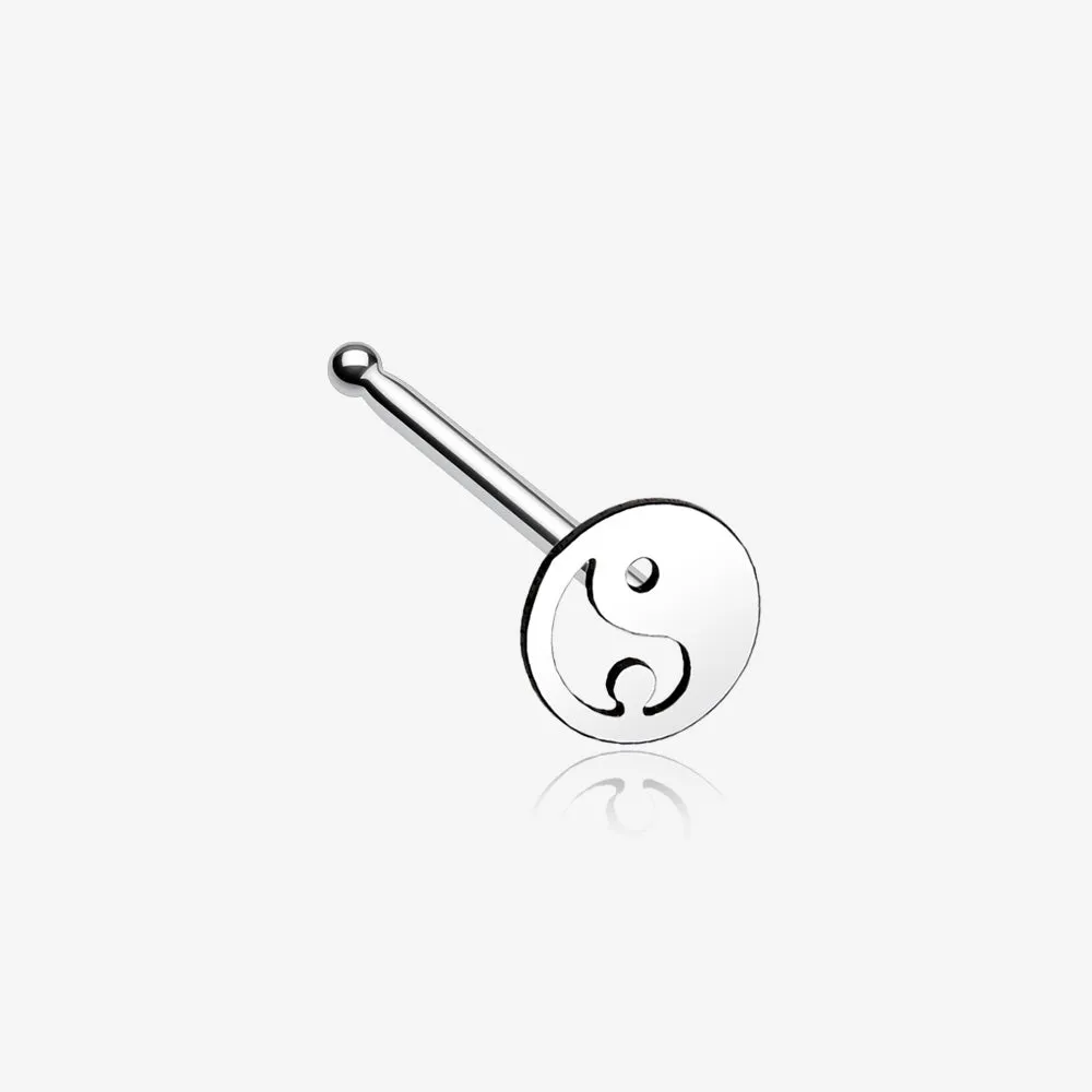 Yin Yang Tao Nose Stud Ring
