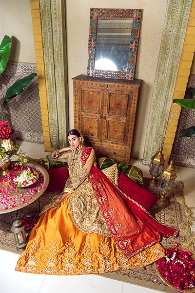 ZQ 6 | Zebtan Zarqon Luxury Bridal Collection Vol 6 2021 | Unstitched Embroidered Chiffon Suits